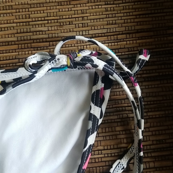 Leopard print bikini bottoms with straps by Pink - Picture 3 of 6